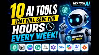 10 AI Tools That Will Save You Hours Every Week (2026 Edition) 🧑‍💻🤯