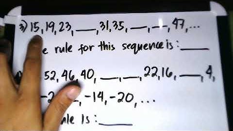 Generating Pattern and Arithmetic Sequence