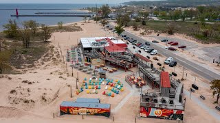 The Deck beach restaurant opens for its tenth season on Lake Michigan