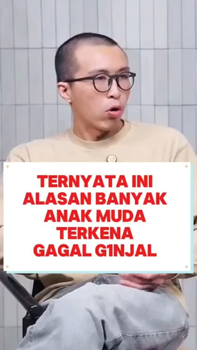 THIS IS THE REASON MANY YOUNG PEOPLE SUFFER FROM KIDNEY FAILURE 😱 #education #health #drtirta
