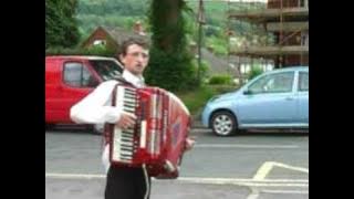 Piano Accordion Player (Street Busking) Nick Williams Music