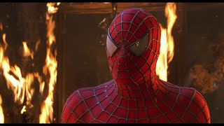 Человек-паук 2002 г. (Бой Зеленого гоблина и Человека-паука на пожаре)