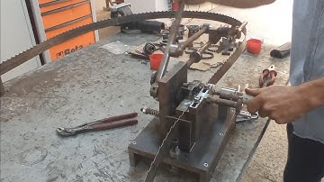 Şerit testere sağ sol çapraz makinası