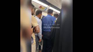 لخت شدن تو مترو تهران کم کم میرفت کامل لخت بشه 😅😮🙄😂