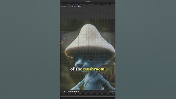 Mushroom hat part 3: cube & subdivision modifier for Smurf Cat meme - low poly 3d model in Blender