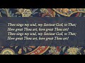 How great thou art  pipe organ orchestra choir congregation and lyrics