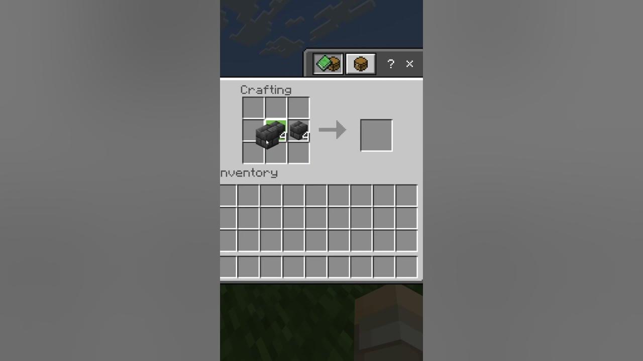 How to make deepslate brick stairs in minecraft shorts youtube
