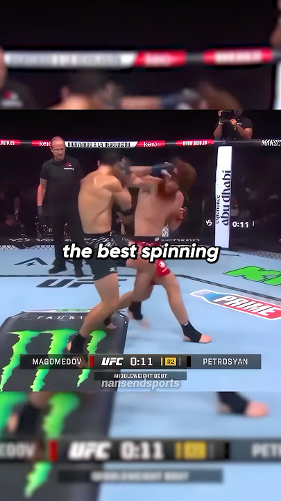 Best Spinning Back Fist in MMA 🔥 #ufc #combatsport #mma