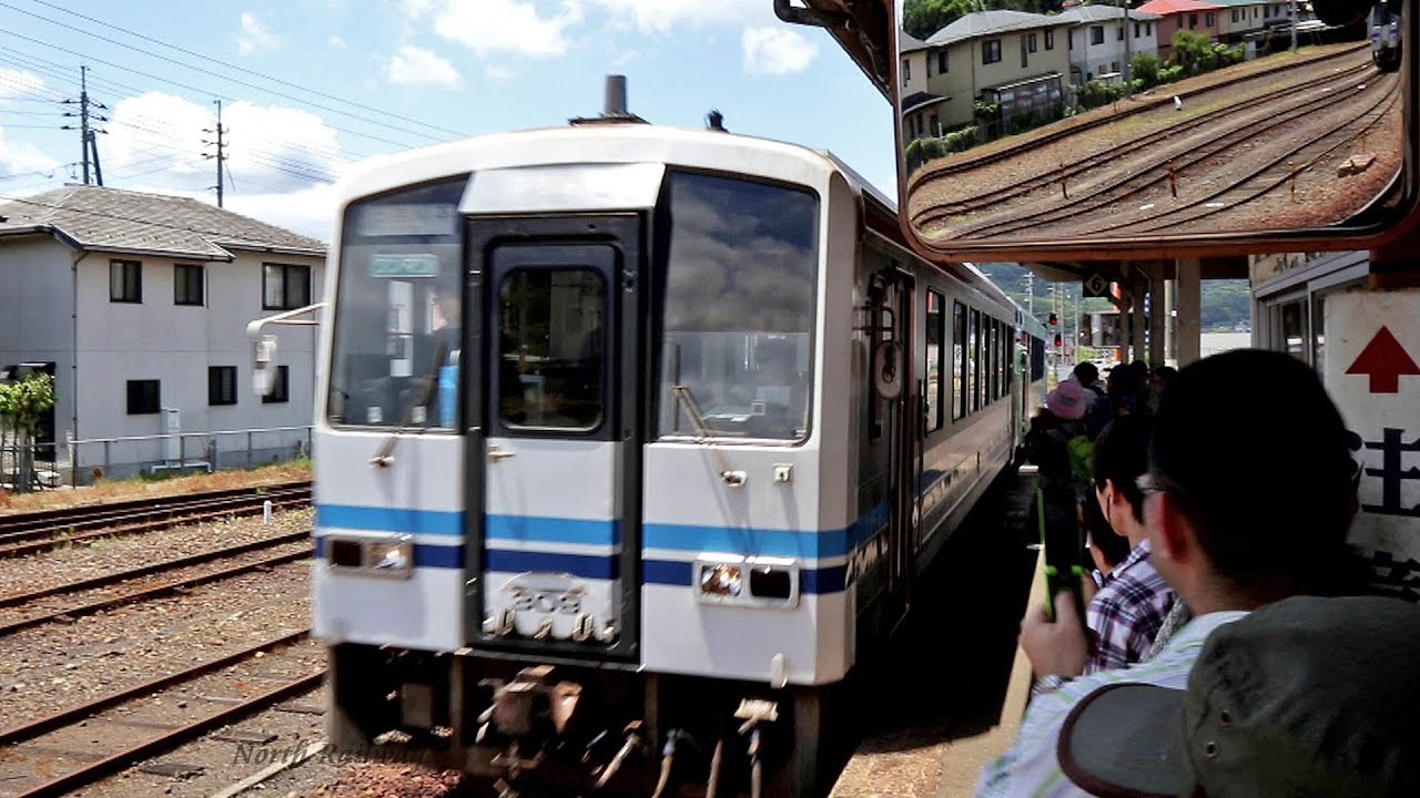 三江線 キハ1 接近メロディ 到着 三次駅 Jr西日本 Youtube