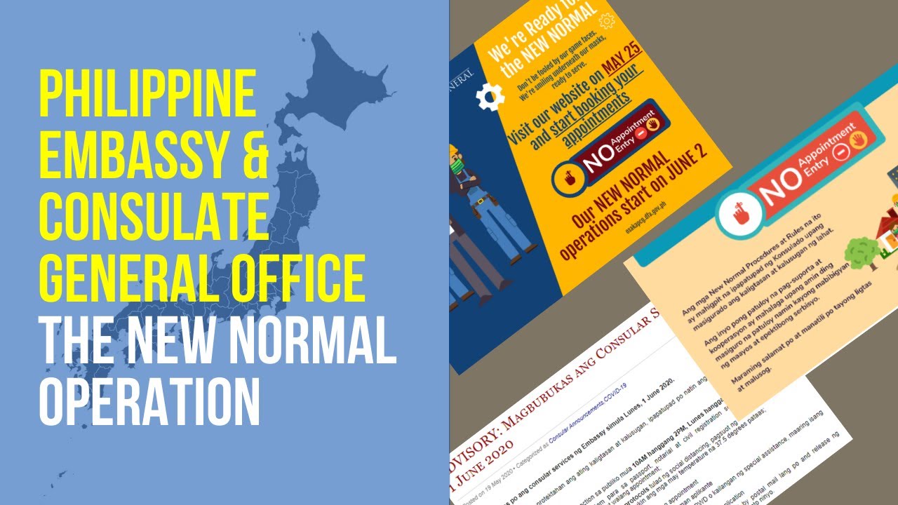 Philippine Embassy in Japan New Normal Operation Guidelines