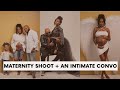 Come With Us On Our Maternity Shoot! + Let&#39;s Have a Real Ass Conversation...| The Threat Life