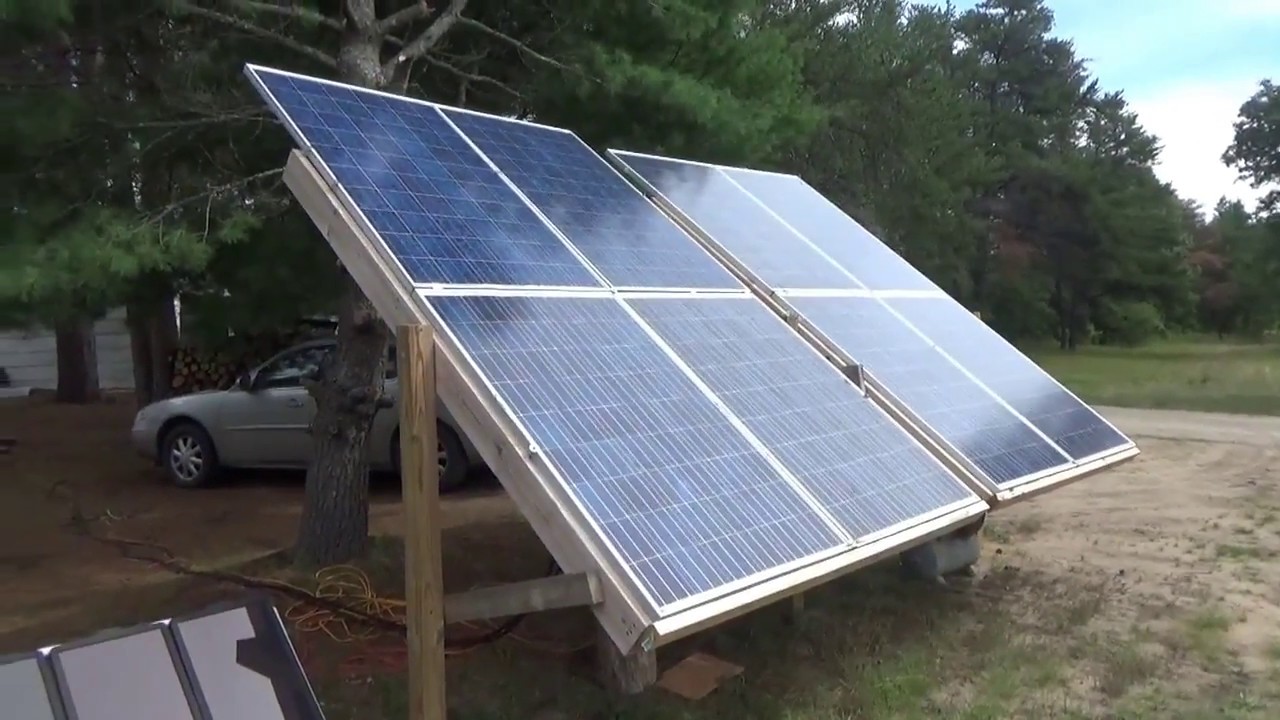 The Off Grid Project Rewiring Solar Panels For More Power - YouTube