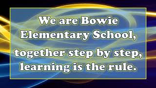 We Are Bowie Elementary School