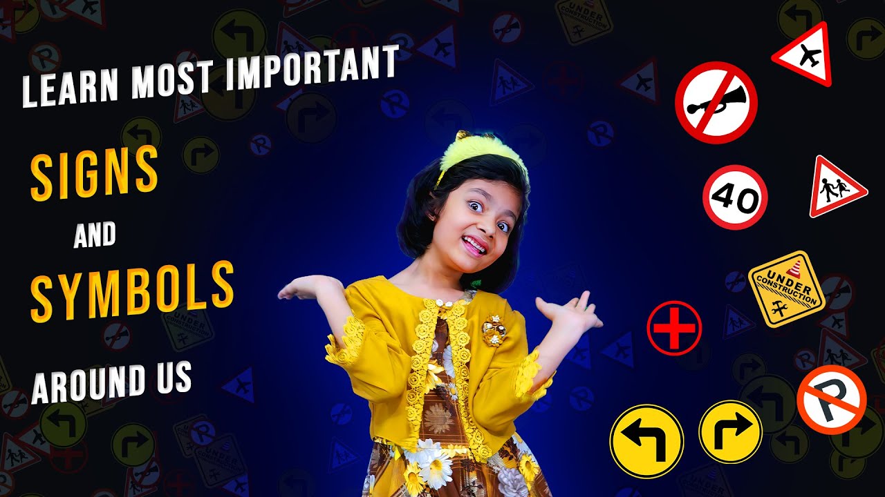 Most Common Signs and Symbols around us | Traffic Signals | Important ...