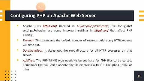 Installing and Configuring PHP by Vishal Kumar Sagtani, Assistant Professor, Computer Science