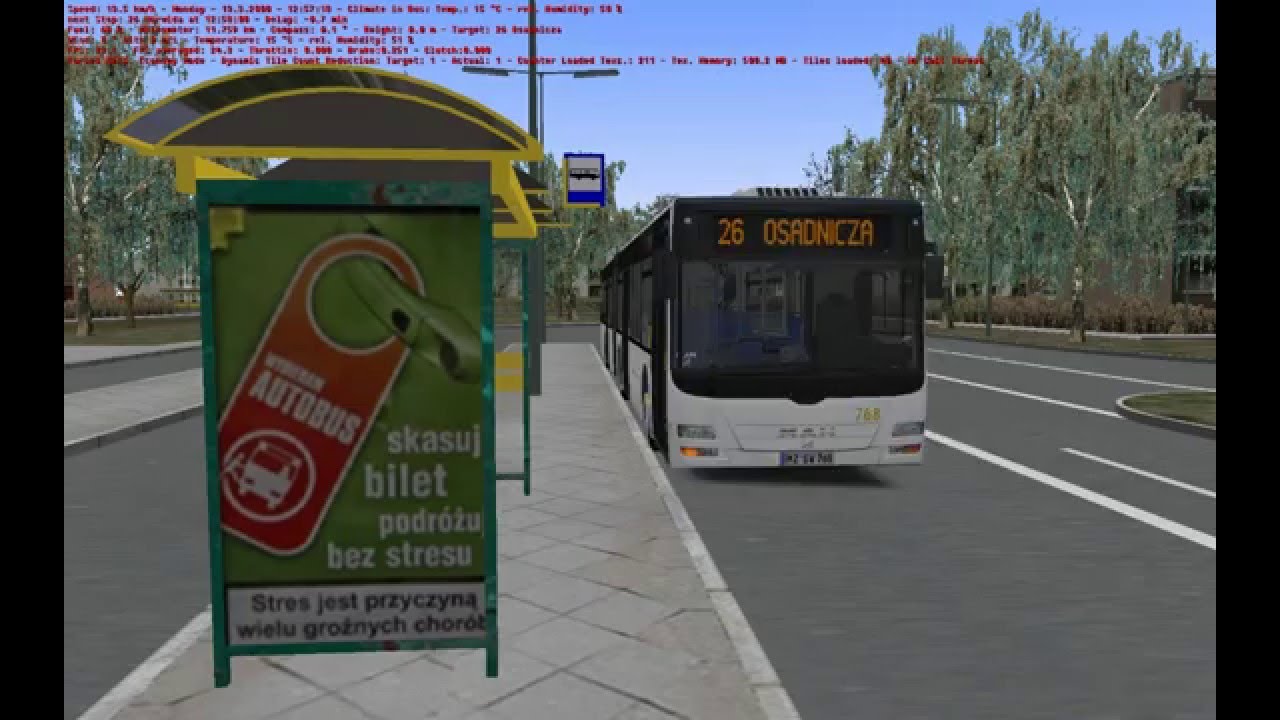 Omsi 2 - Klonowice - Line 26 - with MAN Lion's City G (MVG Mod) + Download