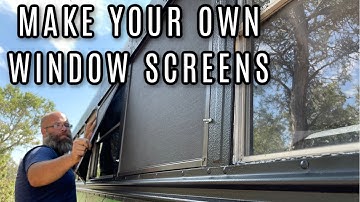 HOW TO: WINDOW SCREENS FOR A SKOOLIE - Speakeasy Skoolie