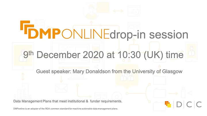 DMPonline drop-in December 2020