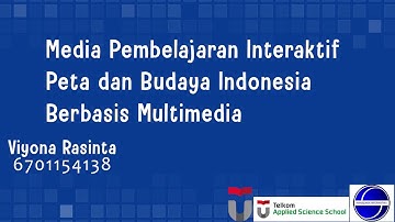 Telkom University [D3 Manajemen Informatika] [Viyona Rasinta] [Media Pembelajaran Peta dan Budaya]