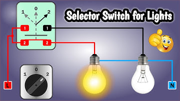 3 Position Selector Switch for Lights (1 0 2)