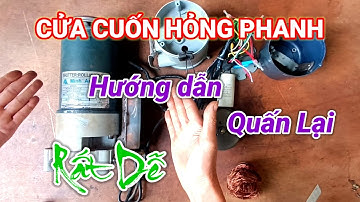 Cửa cuốn hỏng phanh, hướng dẫn cách quấn lại cuộn phanh rất là dễ 