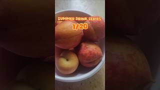 Peach and Mint Juice | Summer Drink Series | Day 1 |
