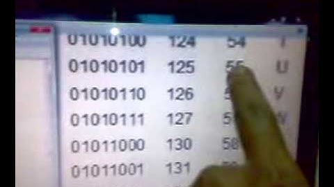 8-bit ASCII code data collection from computer keyboard