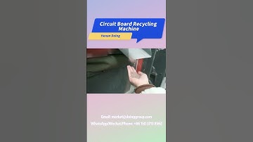 PCB Recycling Machine: How to separate precious metals and resin fiber from waste PCBs?