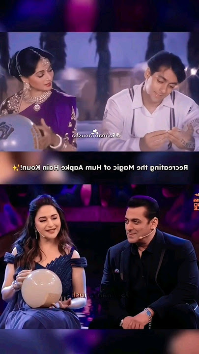 Salman Aur Madhuri Dixit Re Create Romantic Scene | Hum Aapke Hain Koun 🙏| #shorts #viralshort
