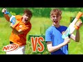 VÖLLIGE ESKALATION beim NERF Battle auf dem FUSSBALL-GOLFPLATZ!