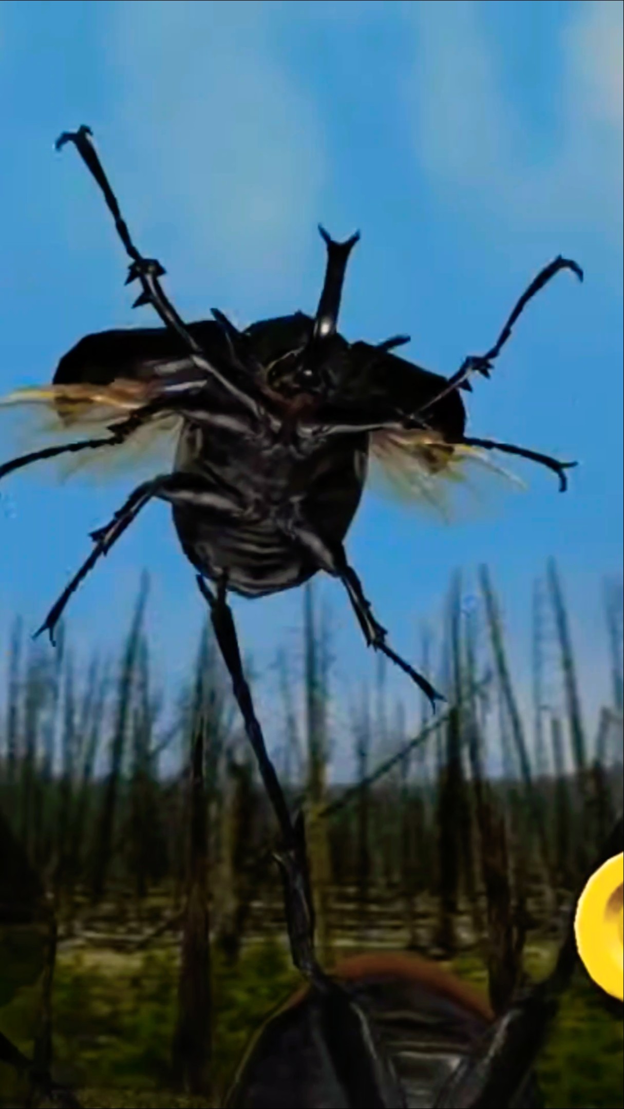 甲虫王者ムシキング - マルスゾウカブトの超必殺技 : マルスハンマー