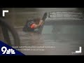 RAW: Crews go door-to-door by boat to save people from Houston flooding