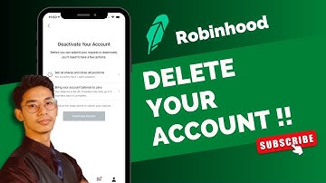 How to Delete Robinhood Account !