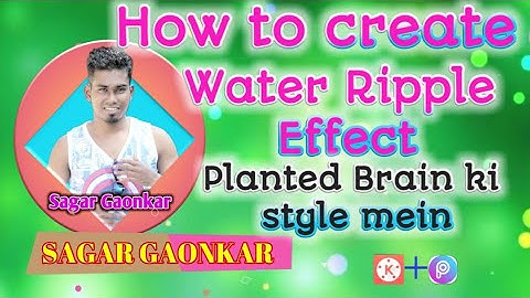 How to Create Romantic Scene ||  Water Ripple Effect in Kinemaster || ft. planted_ brain ||