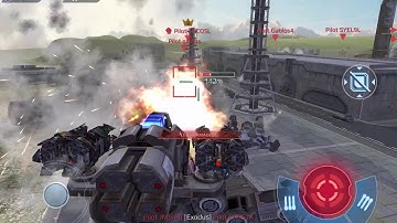War Robots Test Server 3.7: New Prototype Weapon EXODUS Gameplay