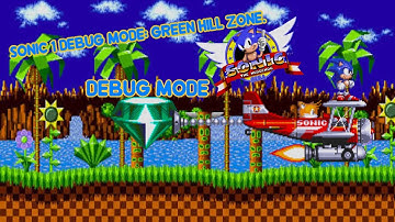 Sonic 1 Green Hill Zone Debug Mode