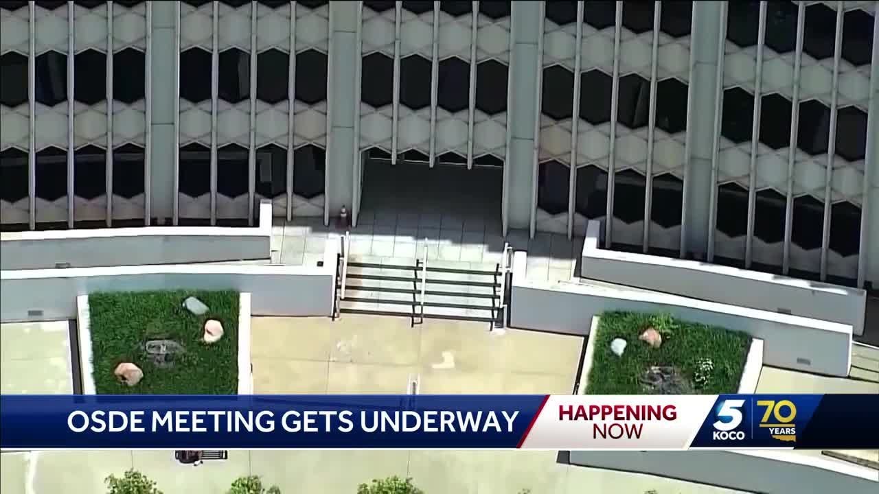 Some attending Oklahoma BOE meeting upset by change to public comment rules