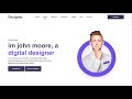 Portfolio website template in HTML and CSS || With Source Code || Creative Networks