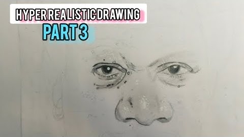 Drawing Hyperrealistic Portrait of Morgan Freeman part 3😍