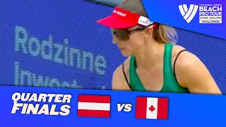 Klinger/Klinger vs. Bansley/Bukovec - Quarter Finals Highlights | Stare Jablonki 2024 #BeachProTour