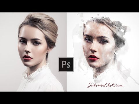 การทำรูปภาพให้เหมือนภาพเพนท์ด้วย Photoshop
