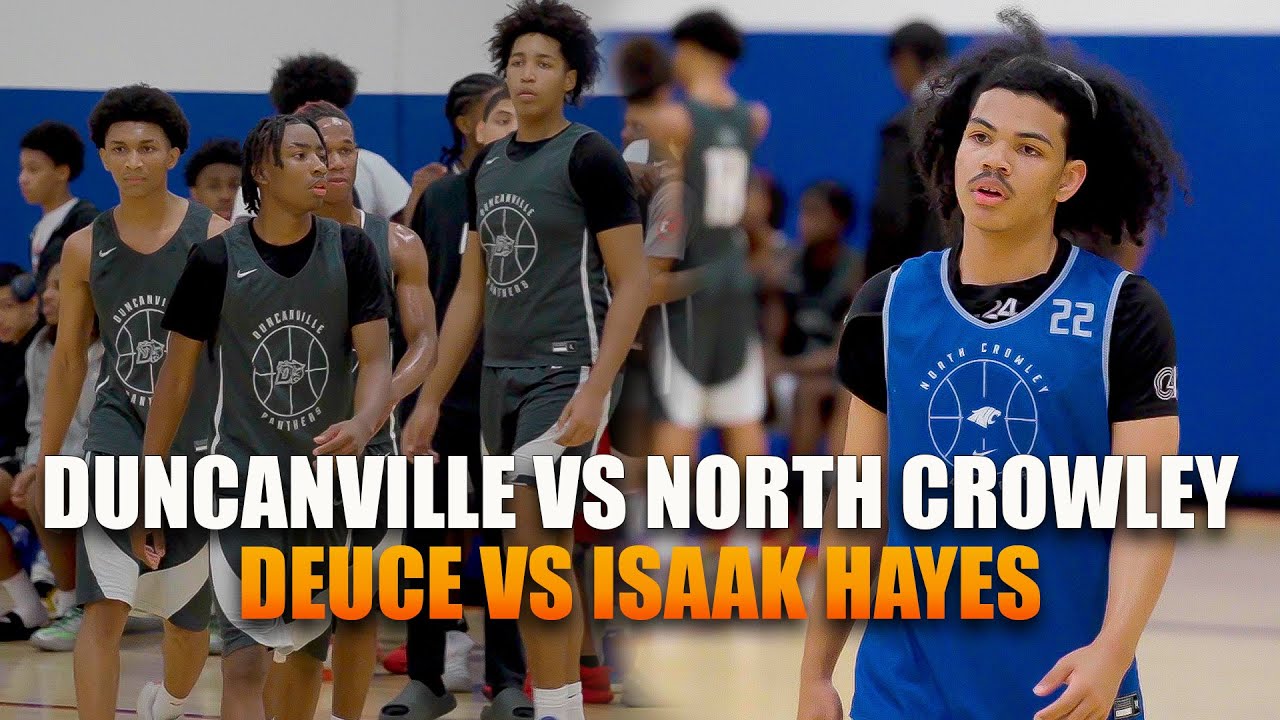 Isaak Hayes vs Deuce Hunt | Duncanville vs North Crowley | Gaso Duncanville