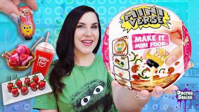 Make Real Fake Food With Resin?! Mini Verse Make It Real mini food