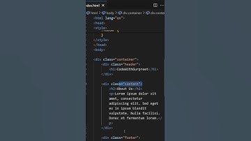 Div element | HTML CSS #html #css #coding #programming #share