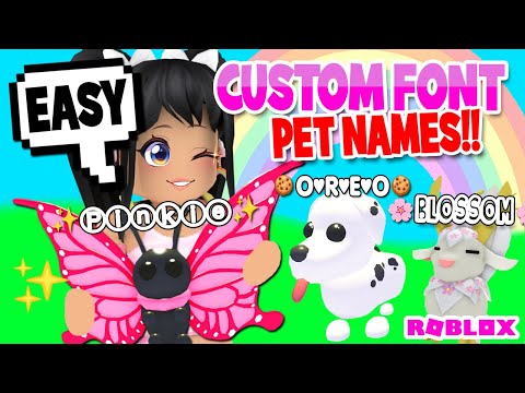 Common Pet Names on ADOPT ME (Part 2)!! 😭 