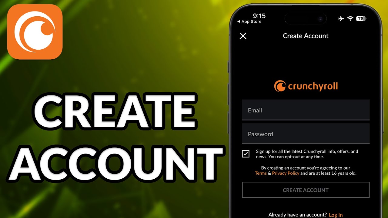 How To Create Crunchyroll Account - YouTube