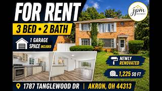 For Rent | 1787 Tanglewood Dr, Akron, OH 44313 | Renovated 3 Bed, 2 Bath Duplex