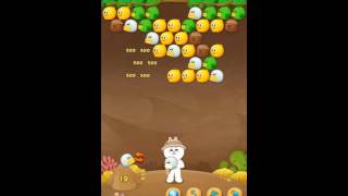 LINE Bubble2-關卡26 救青蛙