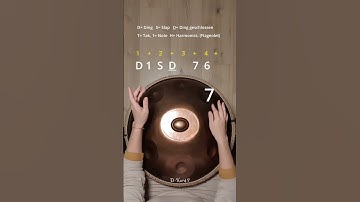 Handpan Tutorial, Muted Ding, Slow
