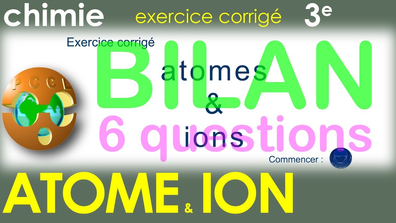 Les Ions En 3ème -- Exercices Corrigés www.pdfprof.com